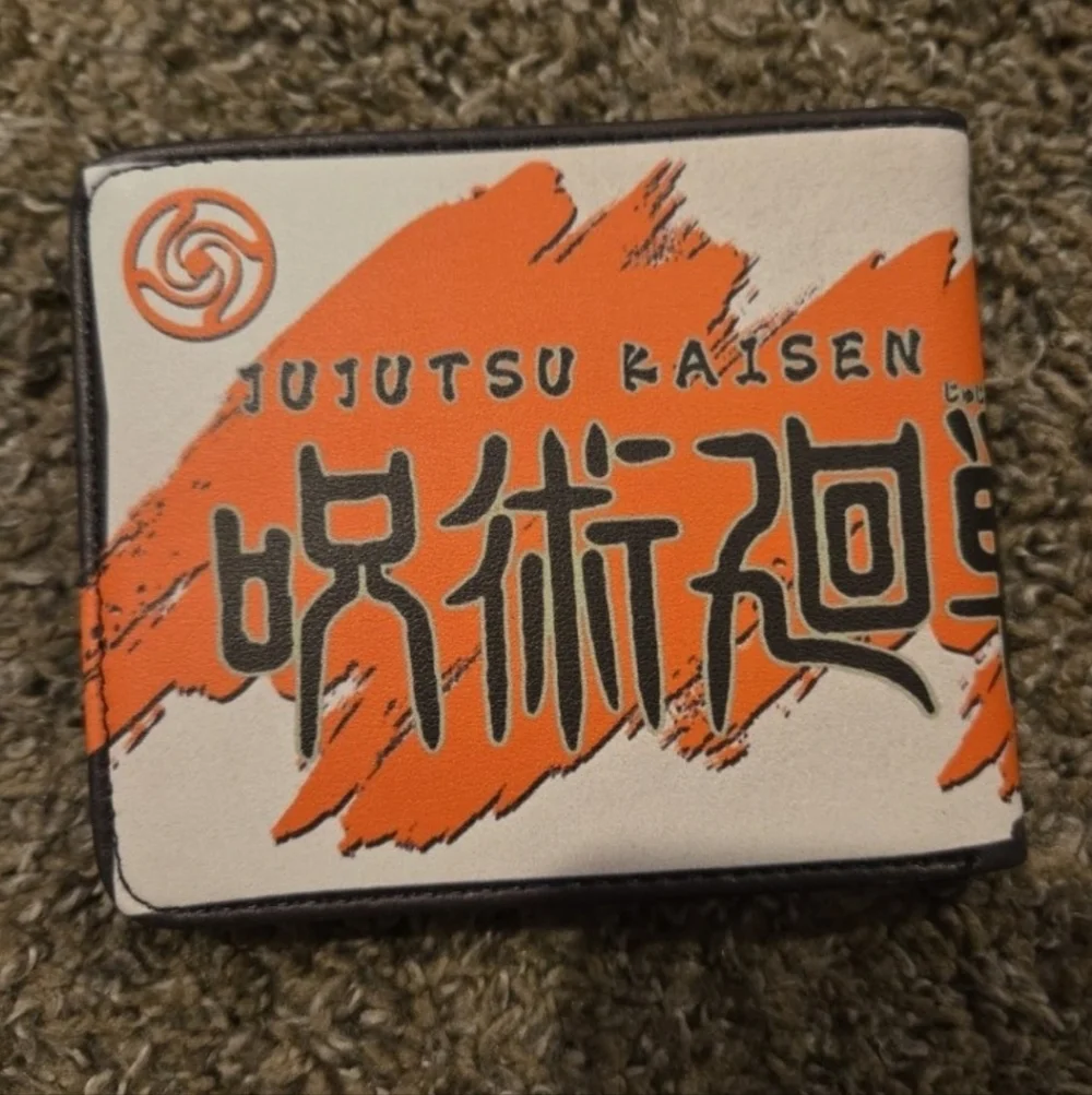 New jujutsu kaisen anime manga leather wallet